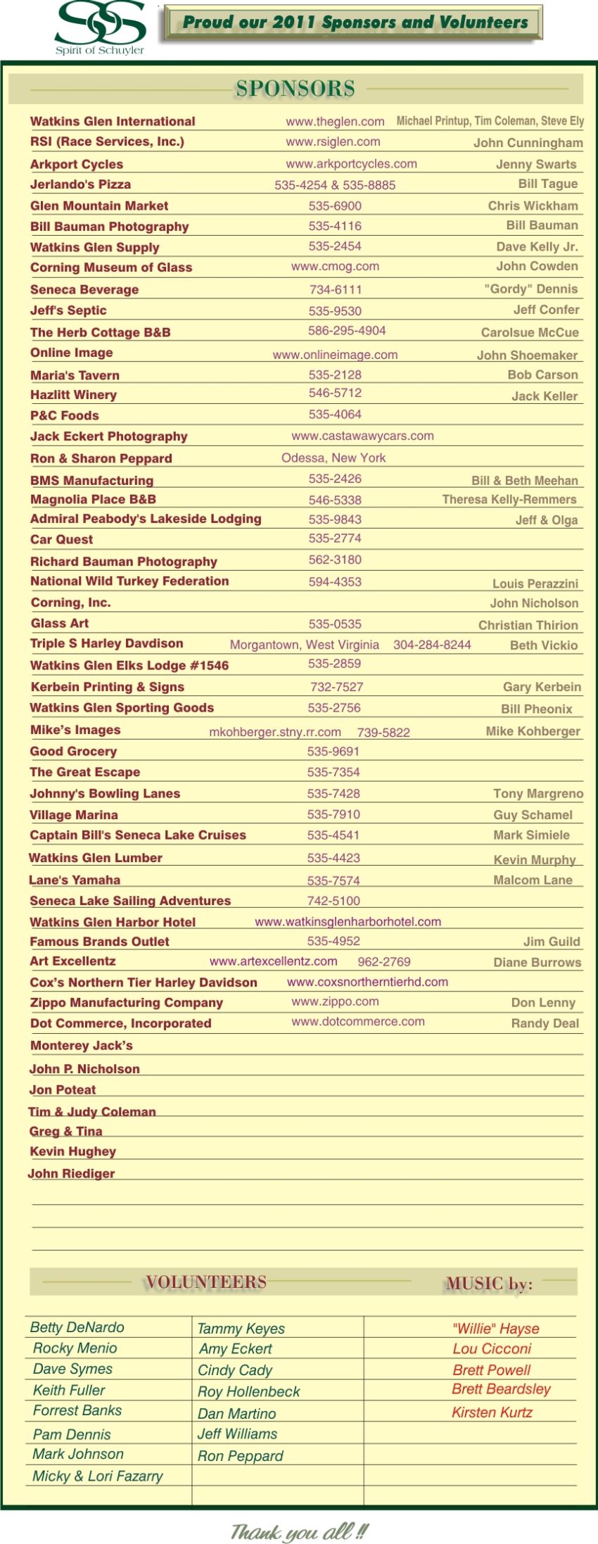 Sponsor Page